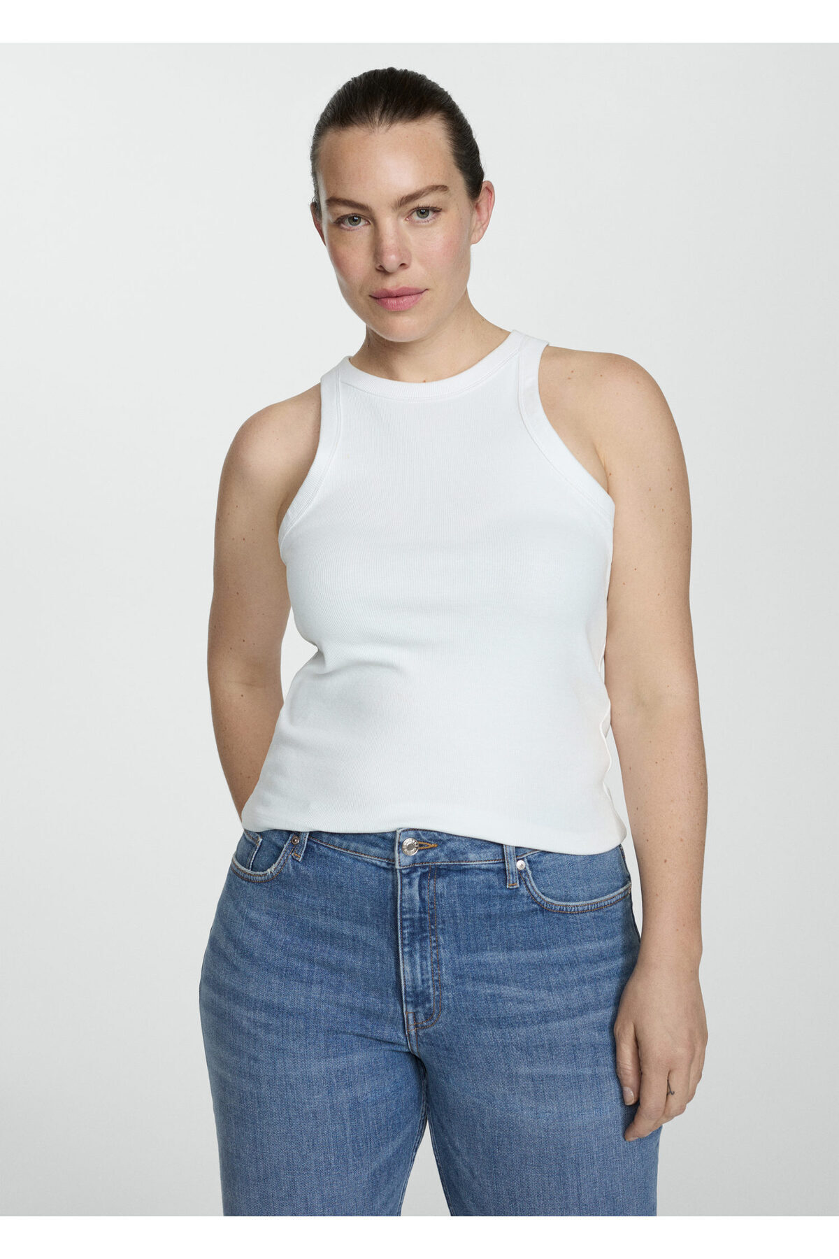 Orta Denim Rengi Kadın  Jeans 67140313