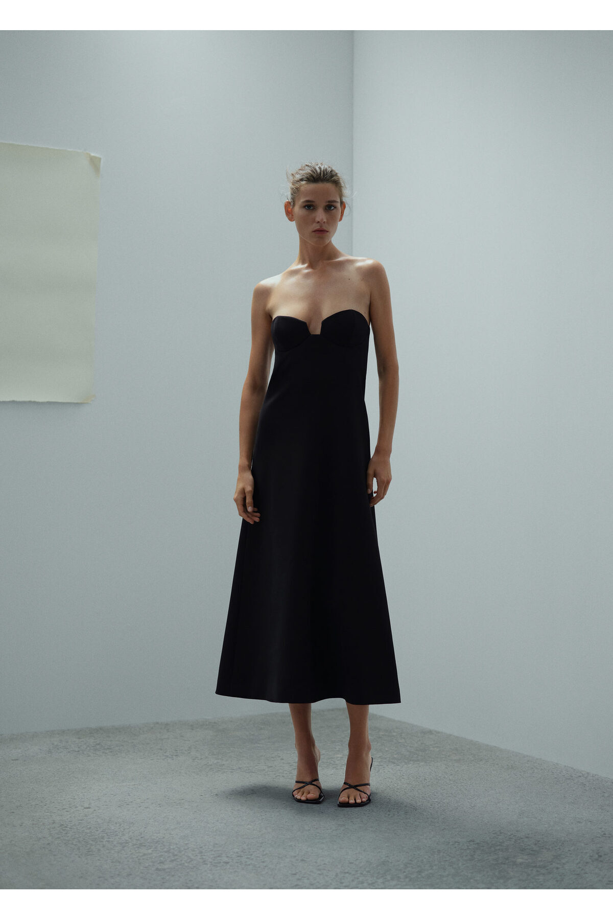 MANGO Woman-Black Women's Dress57005157 8