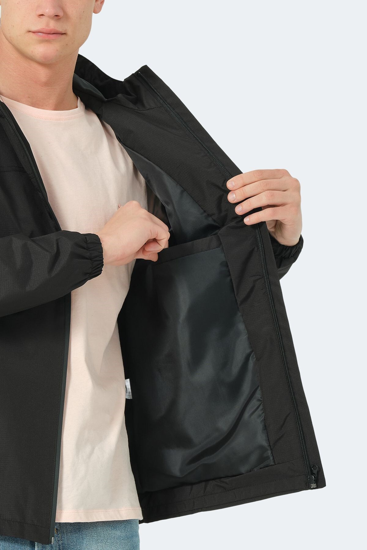 بارانی اسپرت اسلازنگر مردانه  مشکی اسپرت  Regular/رگولار     اسپرت | Slazenger SF-2907171653 - تصویر 4