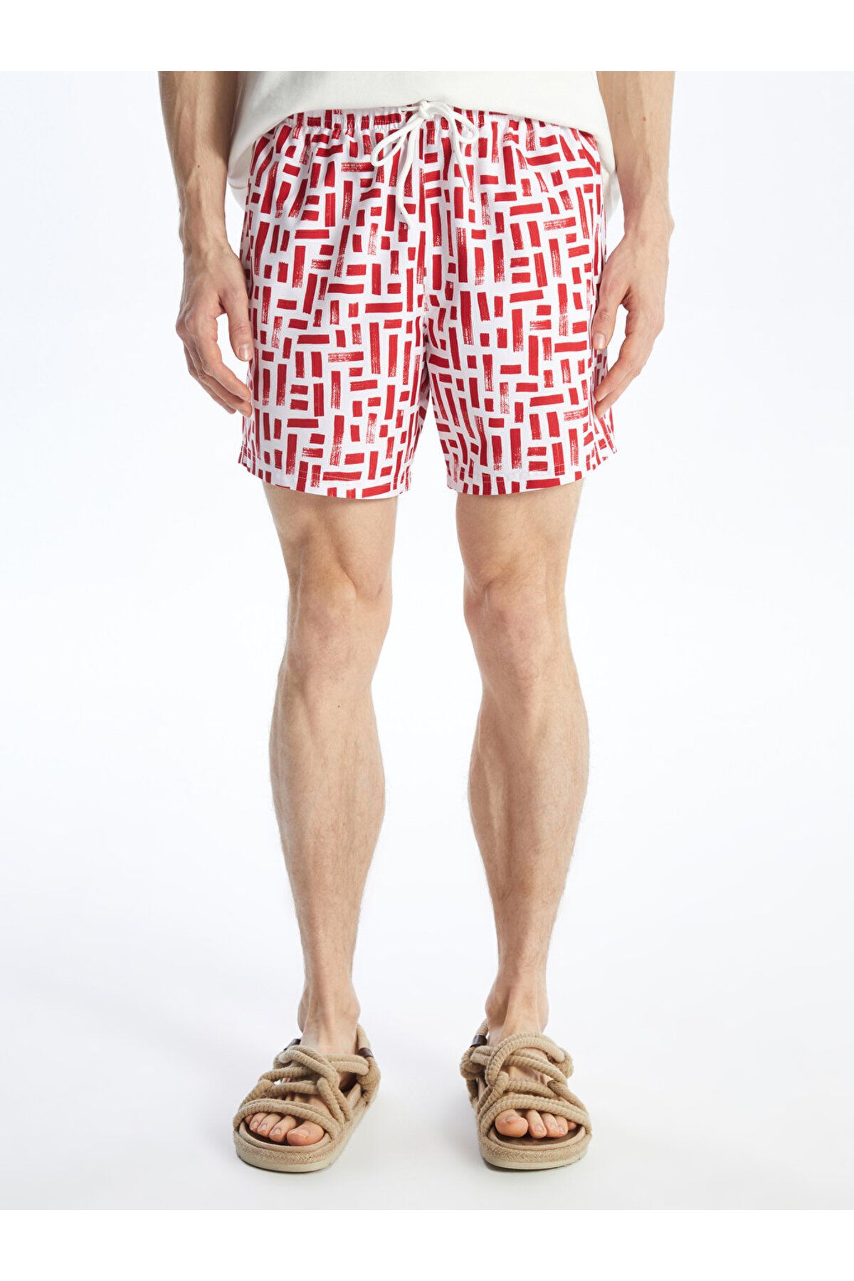 LC Waikiki-Men's Patterned Short Length Sea Shorts 4