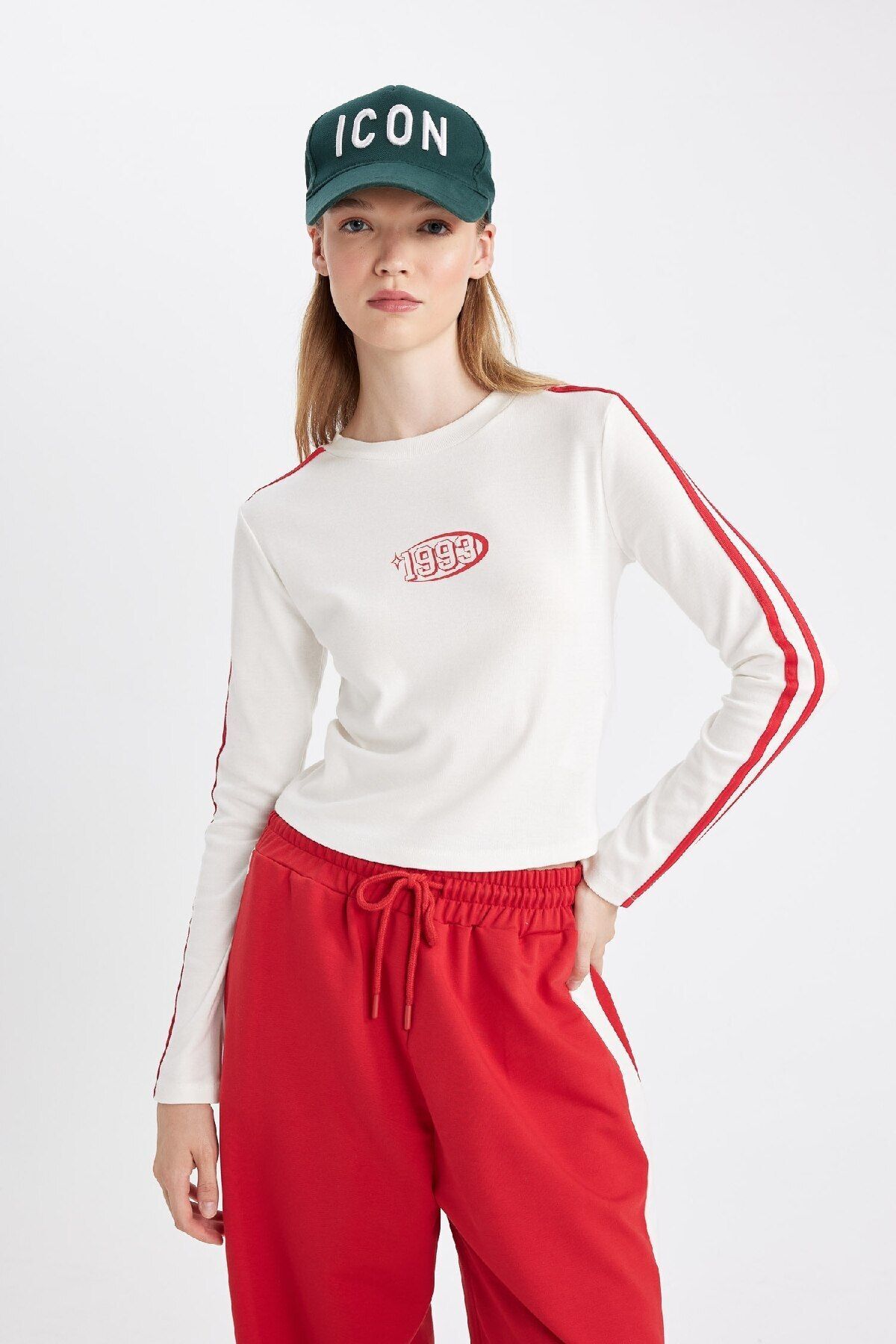 تی شرت زنانه دفاکتو | D4752AX24AU Defacto - Image 3