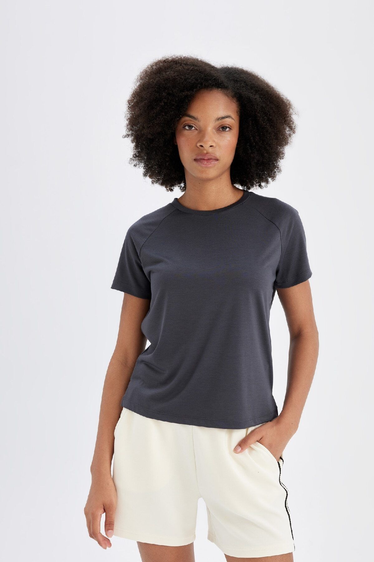 تی شرت زنانه دفاکتو | D1280AX24HS Defacto - Image 5