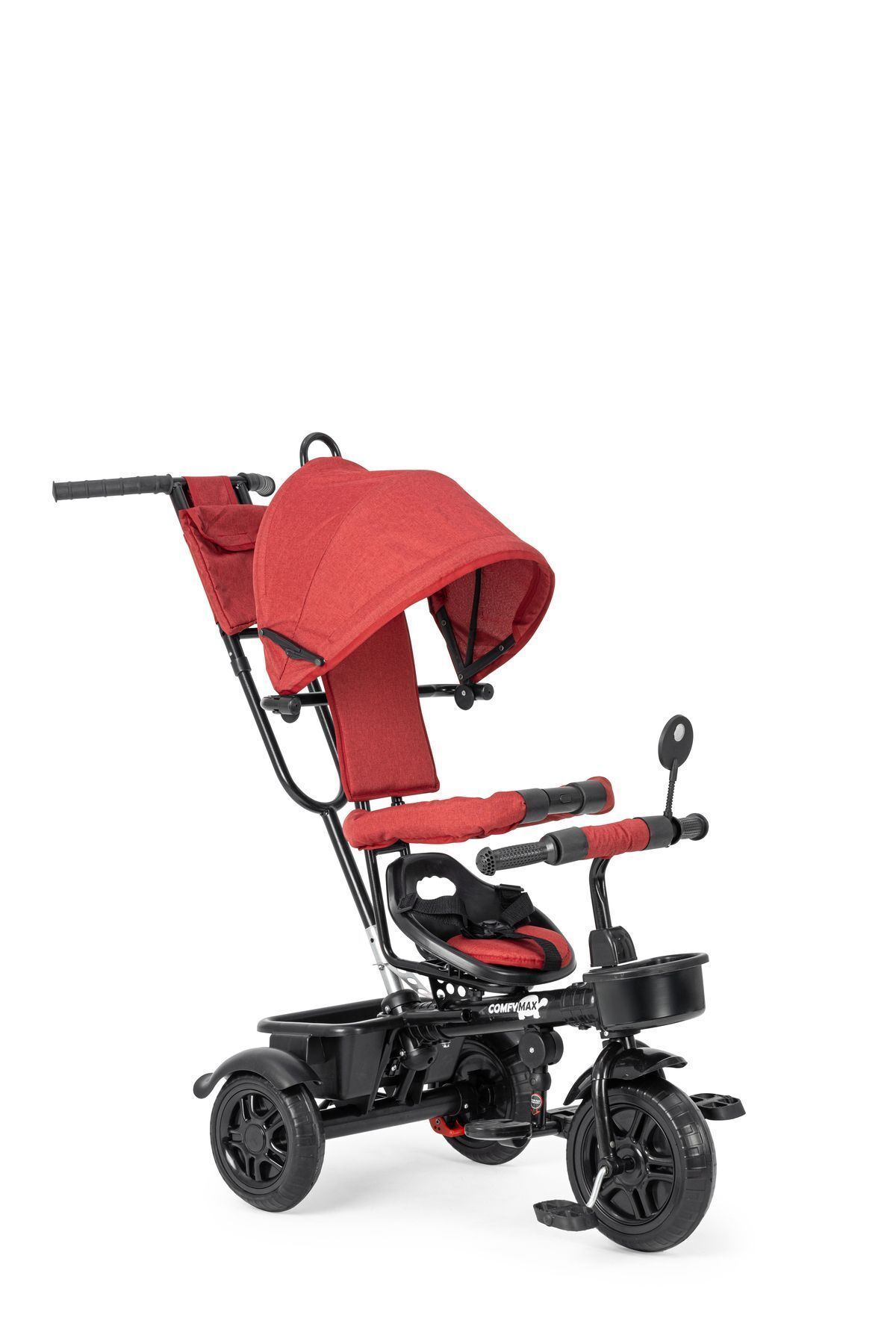 Comfymax Roadstar İtmeli Ebeveyn Kontrollü 3 tekerlekli Bebek Çocuk Bisikleti
