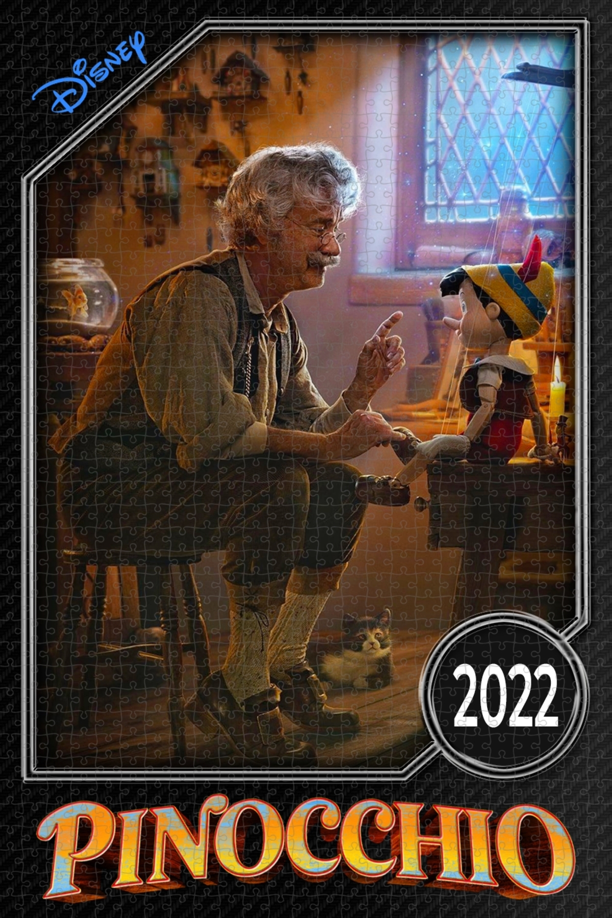 Jeronkarji Pinokyo Pinocchio (2022) Film Posterinin 1000 Parça