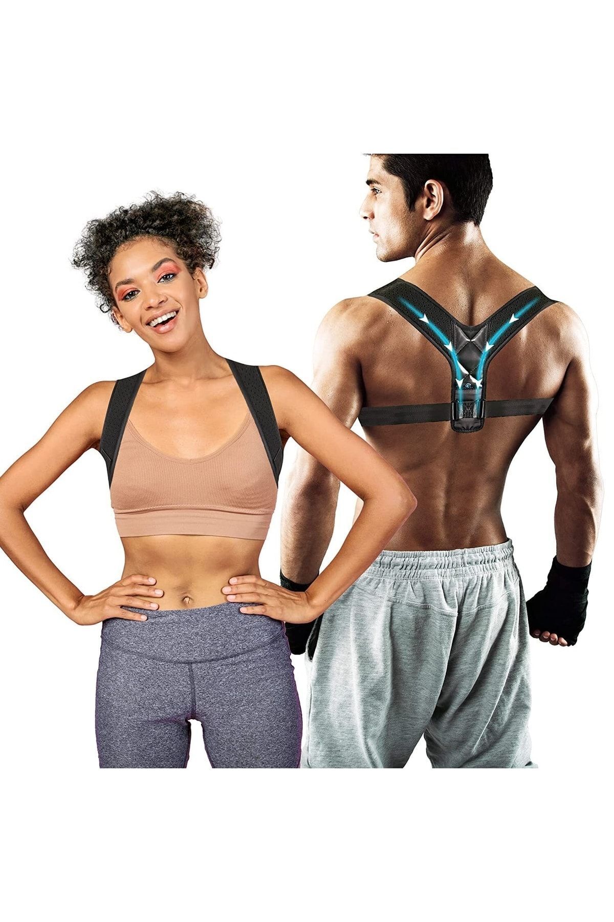 Ankaflex-Corset cu centură anti-cocoșat pentru postură verticală pentru bărbați și femei Corset pentru spate Posturex pentru poziție verticală 3
