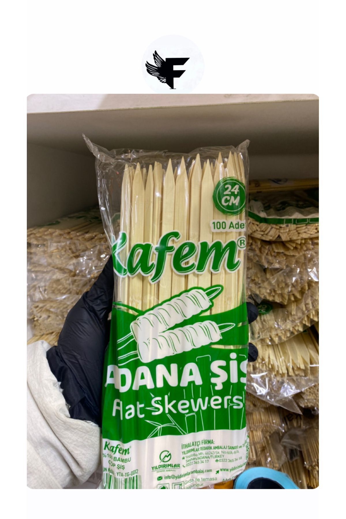 200 adet adana  çöp şiş