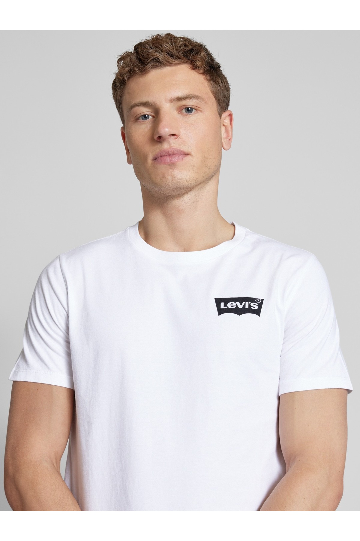 تی شرت لیوایز مردانه پارچه سفید بیسیک راسته Regular/رگولار    بیسیک کژوال/روزمره | Levi's A2823 TR - تصویر 4