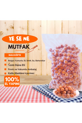 Ye Se Ne Mutfak Doğal Katkısız El Yapımı Sulu Köfte 3kg