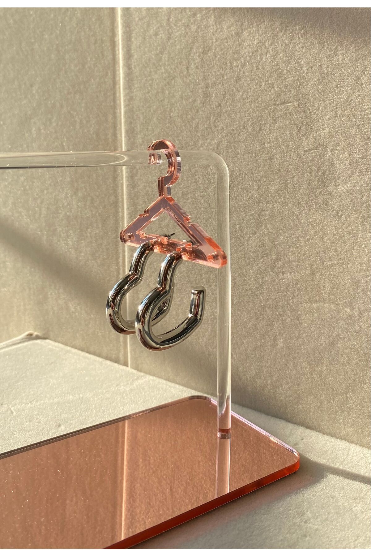 denars jewelry-Heart Steel Earrings 2