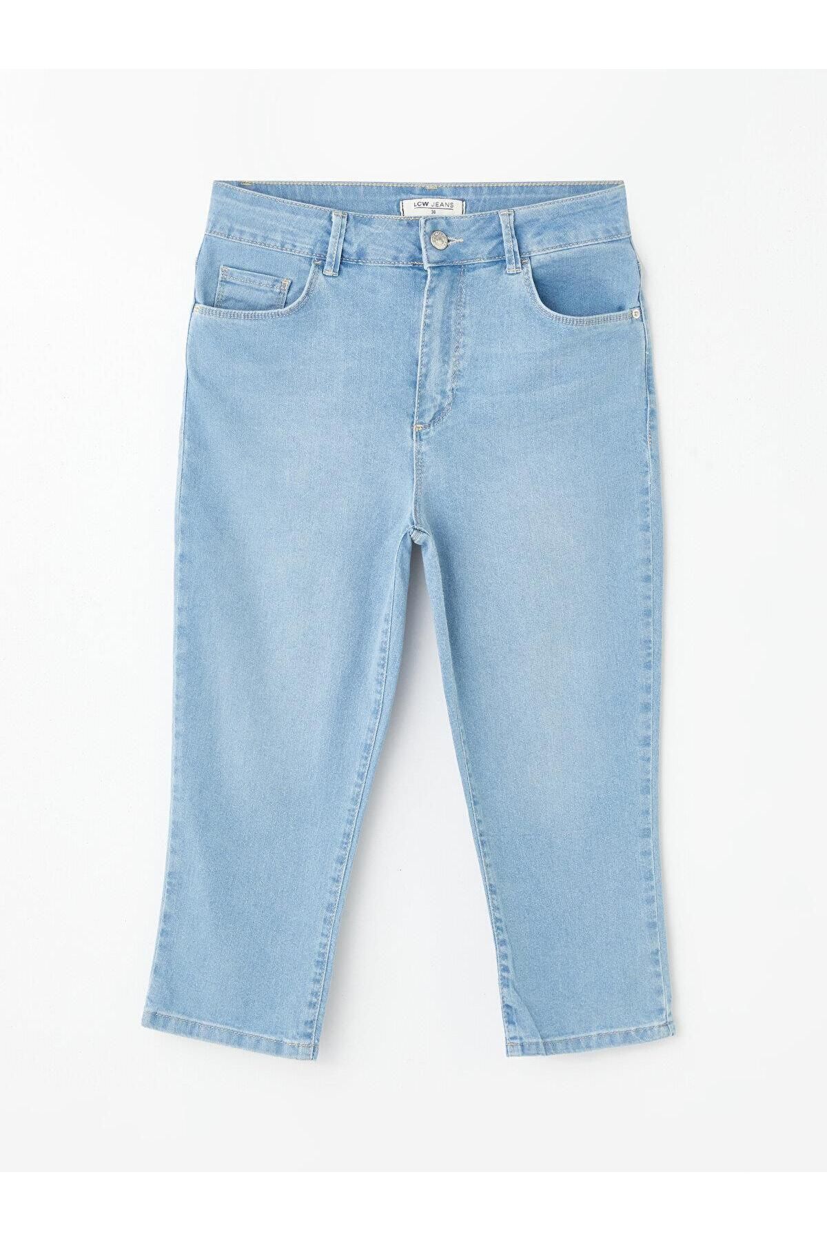 LC Waikiki-LCWAIKIKI - Klassische Slim-Fit Damen Jeans Capri 1