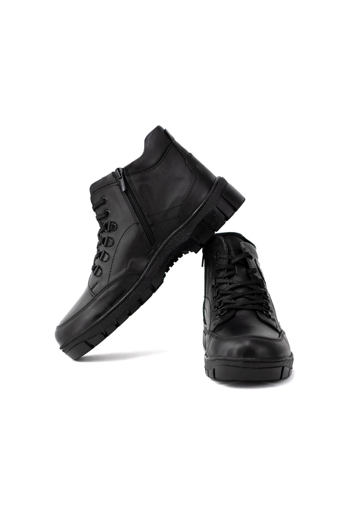 بوت مردانه مشکی Oppland | OPPM2023AYKTKYKT18 اورجینال - تصویر 4