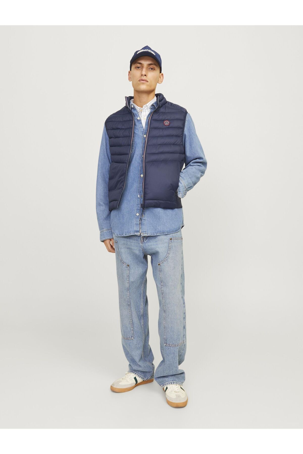 جلیقه مردانه راسته Kalın Askılı | جک اند جونز Jack & Jones TYCD4B01BCB54F1000 - تصویر 4