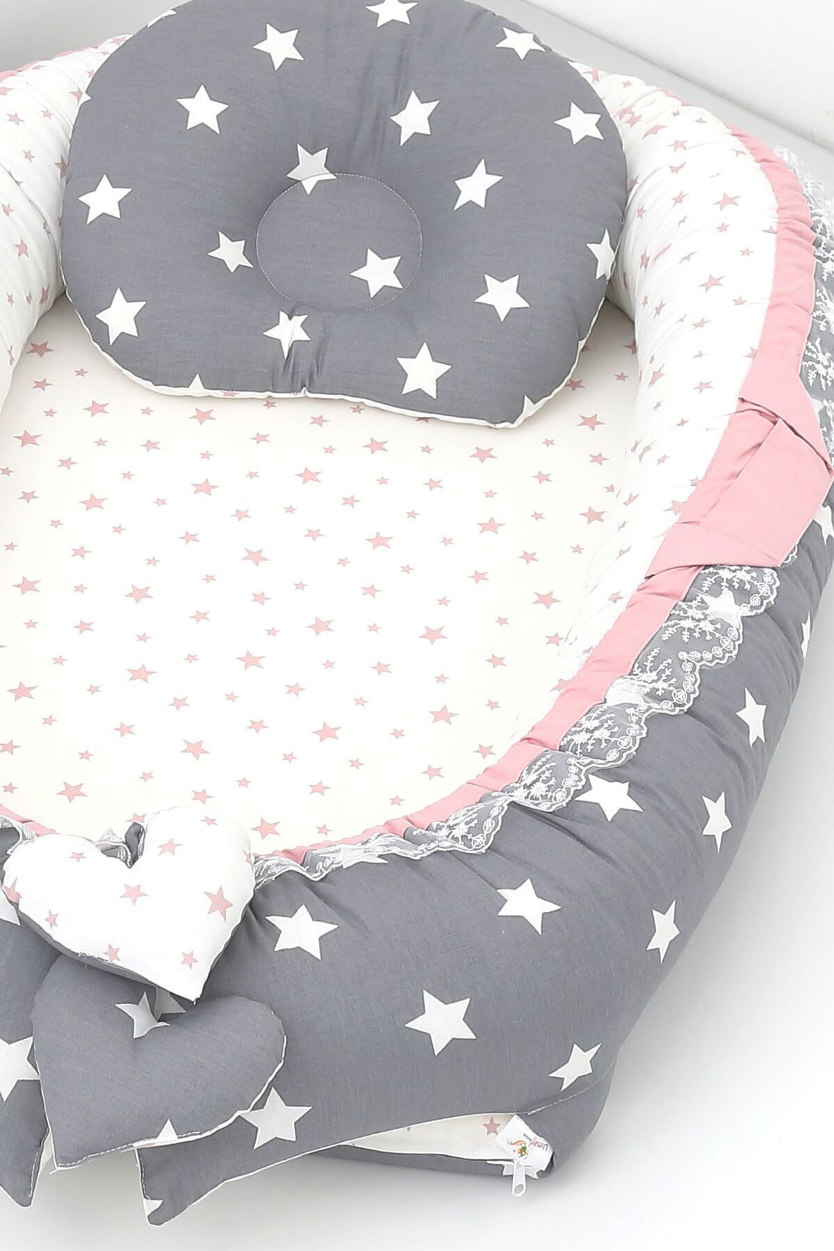 Umaybebek Babynest Bebek Uyku Yatağı 0-2 Yaş Emzirme Yastığı 60x60 Cm fotoğrafı 3 (önizleme)