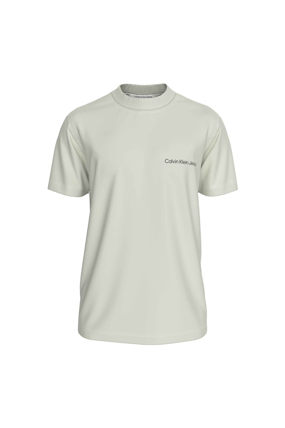 Calvin Klein Jeans Duz Beyaz Erkek T Shirt J30J324671CGA Fiyat Yorumlar Trendyol