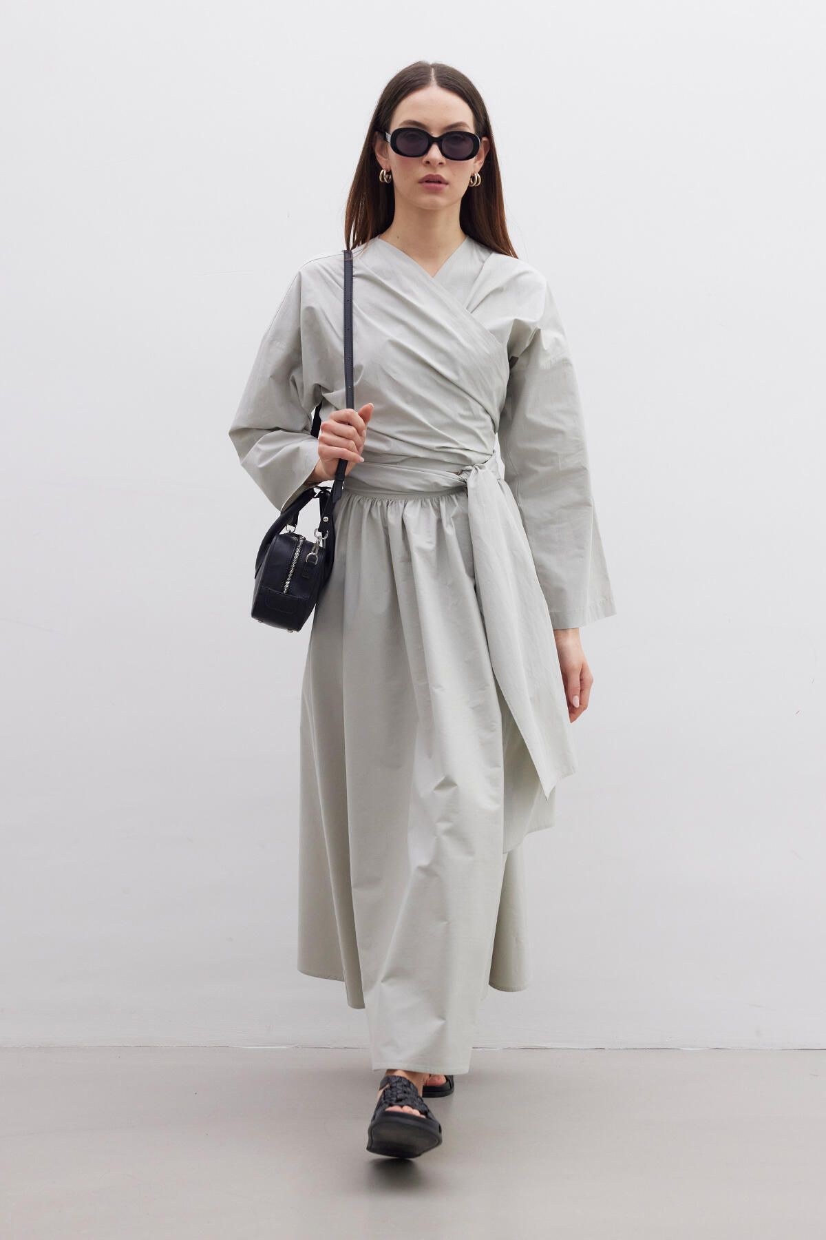 Manuka-Premium-Hemd im Kimono-Stil, Grün 2