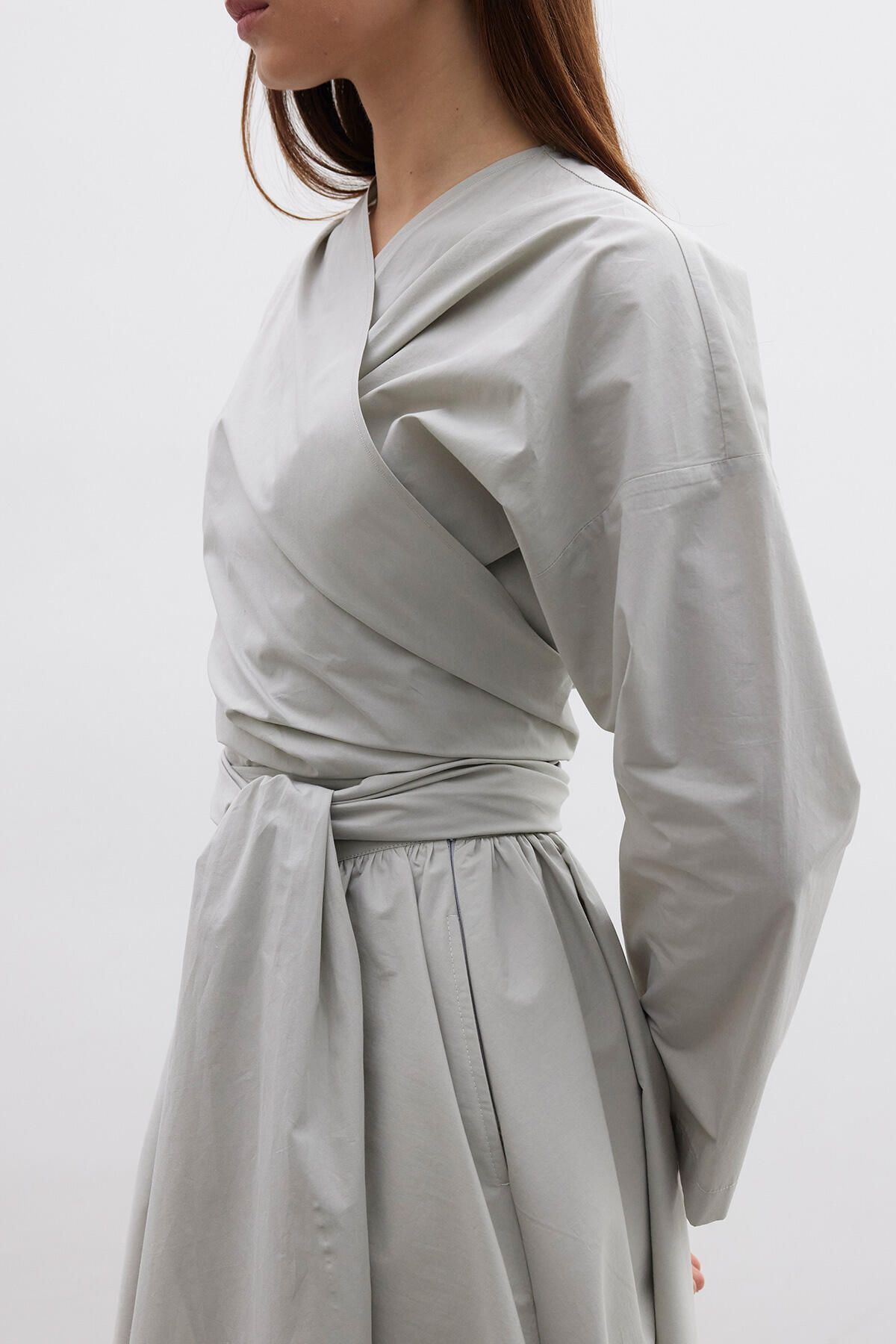 Manuka-Premium-Hemd im Kimono-Stil, Grün 7