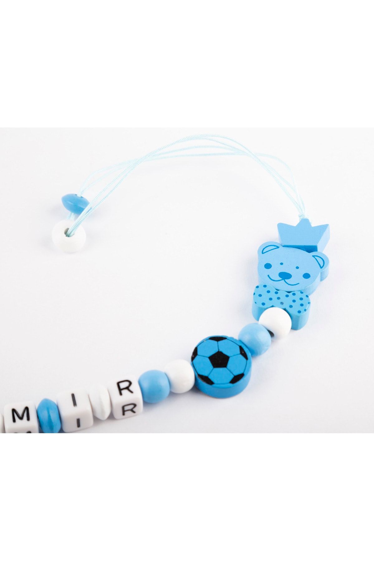MİNİK ADIMLAR Minik Adımlar / Isimli Emzik Zinciri / Emzik Askısı / Demir fotoğrafı 5 (önizleme)