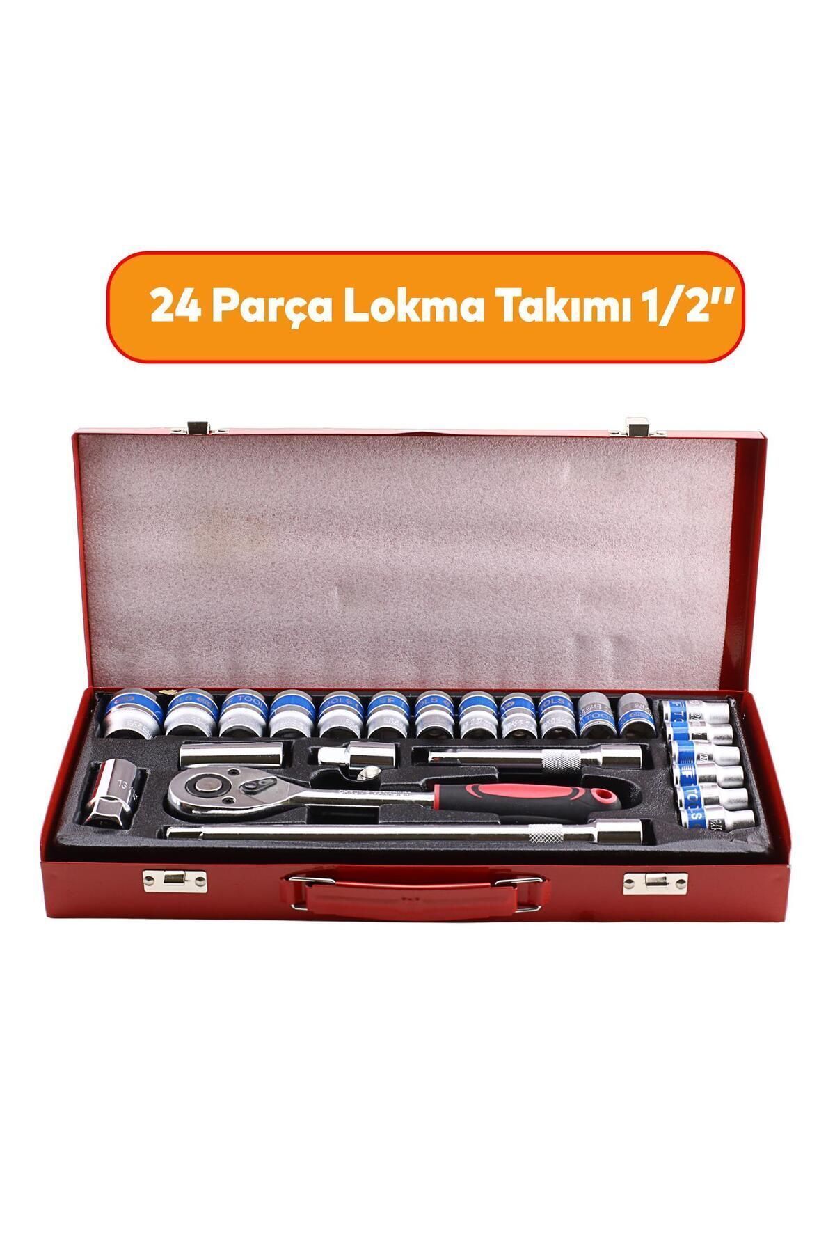 Badem10-Socket Set 24 Pieces Extension T Handle Spark Plug Socket Vehicle Repair Ratchet High Quality 1/2 Dr Socket Set 2
