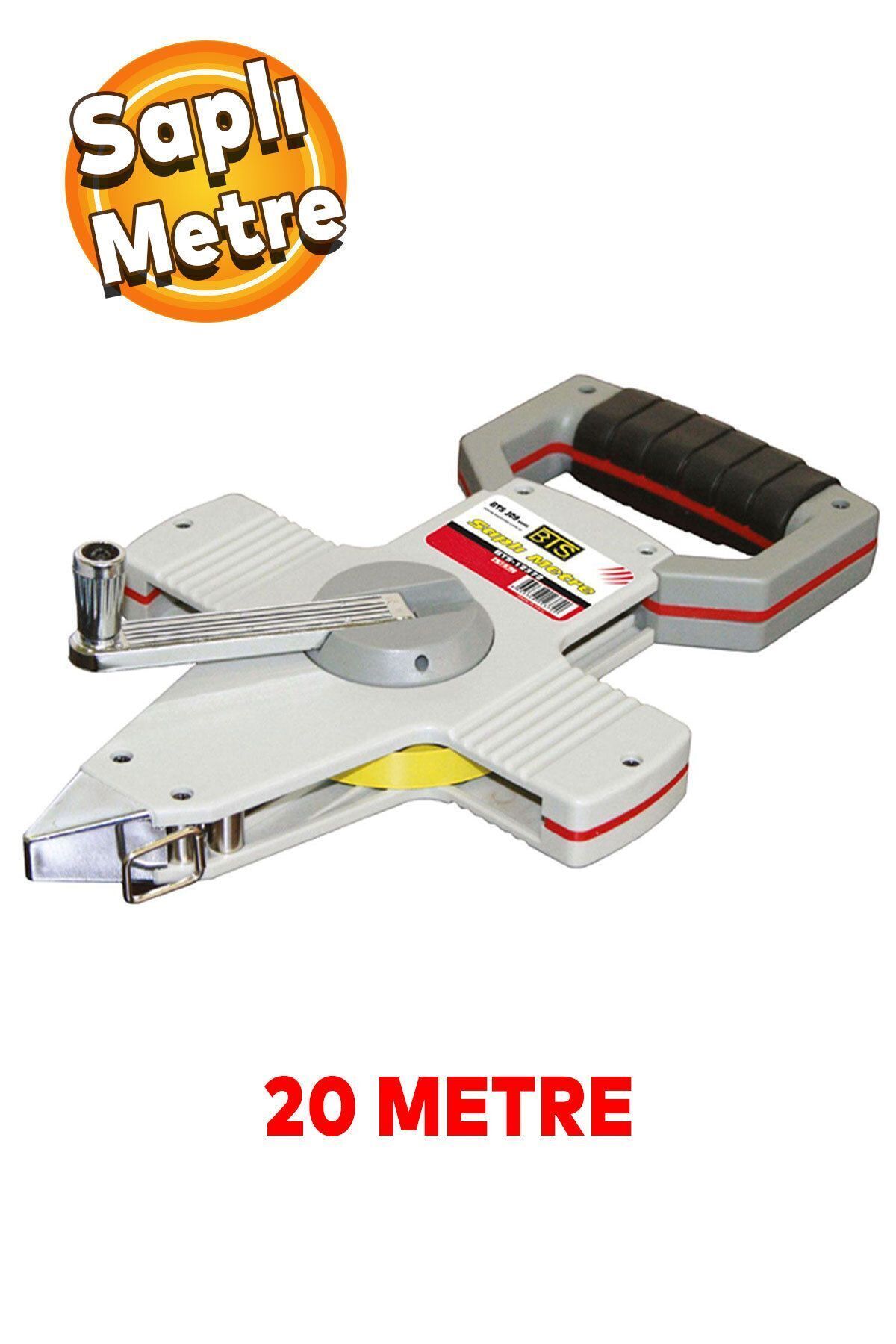 Handle Land Strip Meter 20 Meters X 12.5 Mm Steel Meter (12372)