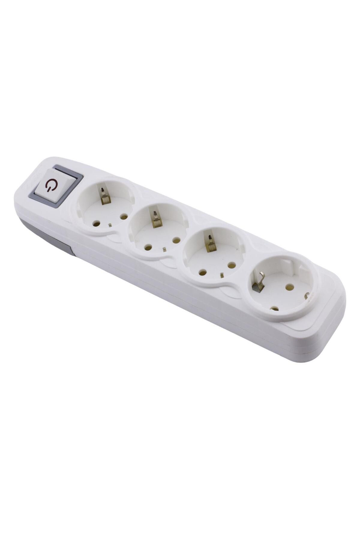 Badem10-4 Group Socket Switched Terminal Plug Socket Grounded Multiple Group Socket Multiplier Quadruple Wireless 3