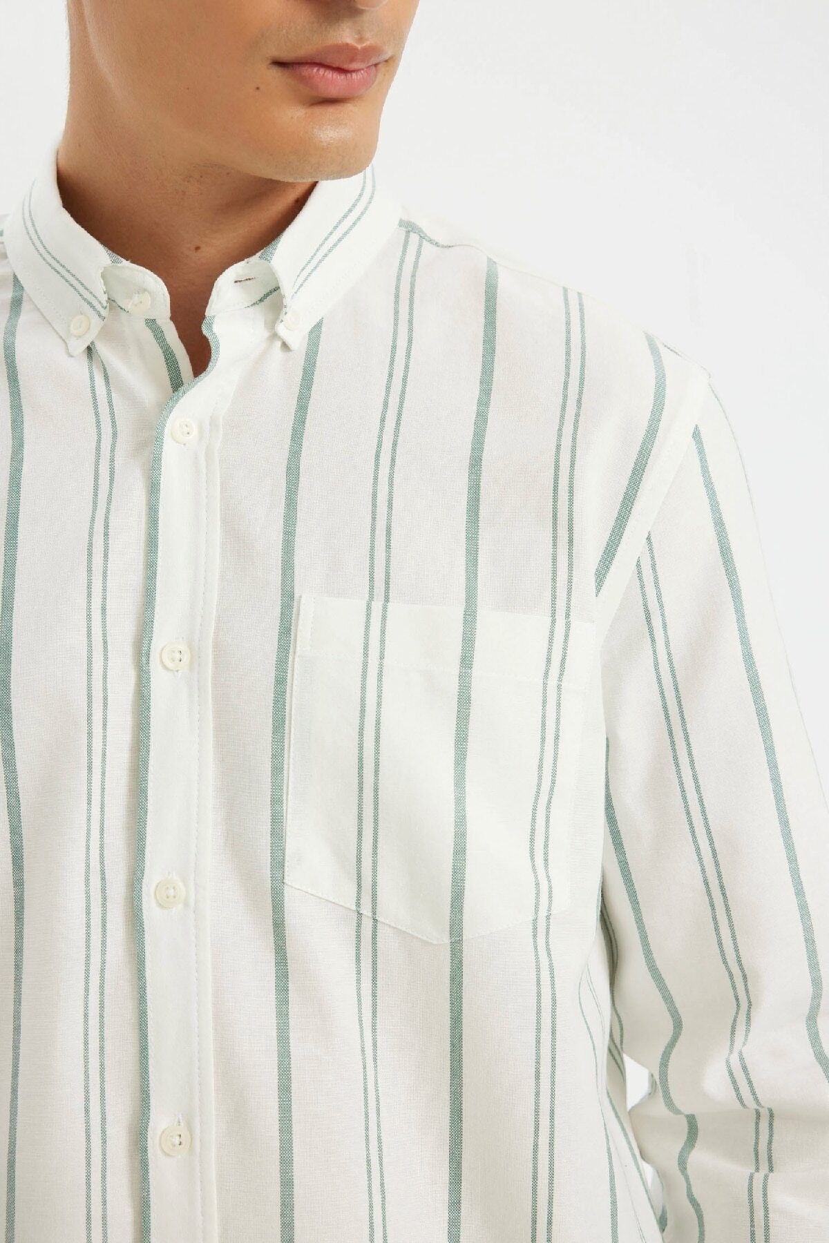 پیراهن مردانه دفاکتو | D3500AX24AU Defacto - Image 4