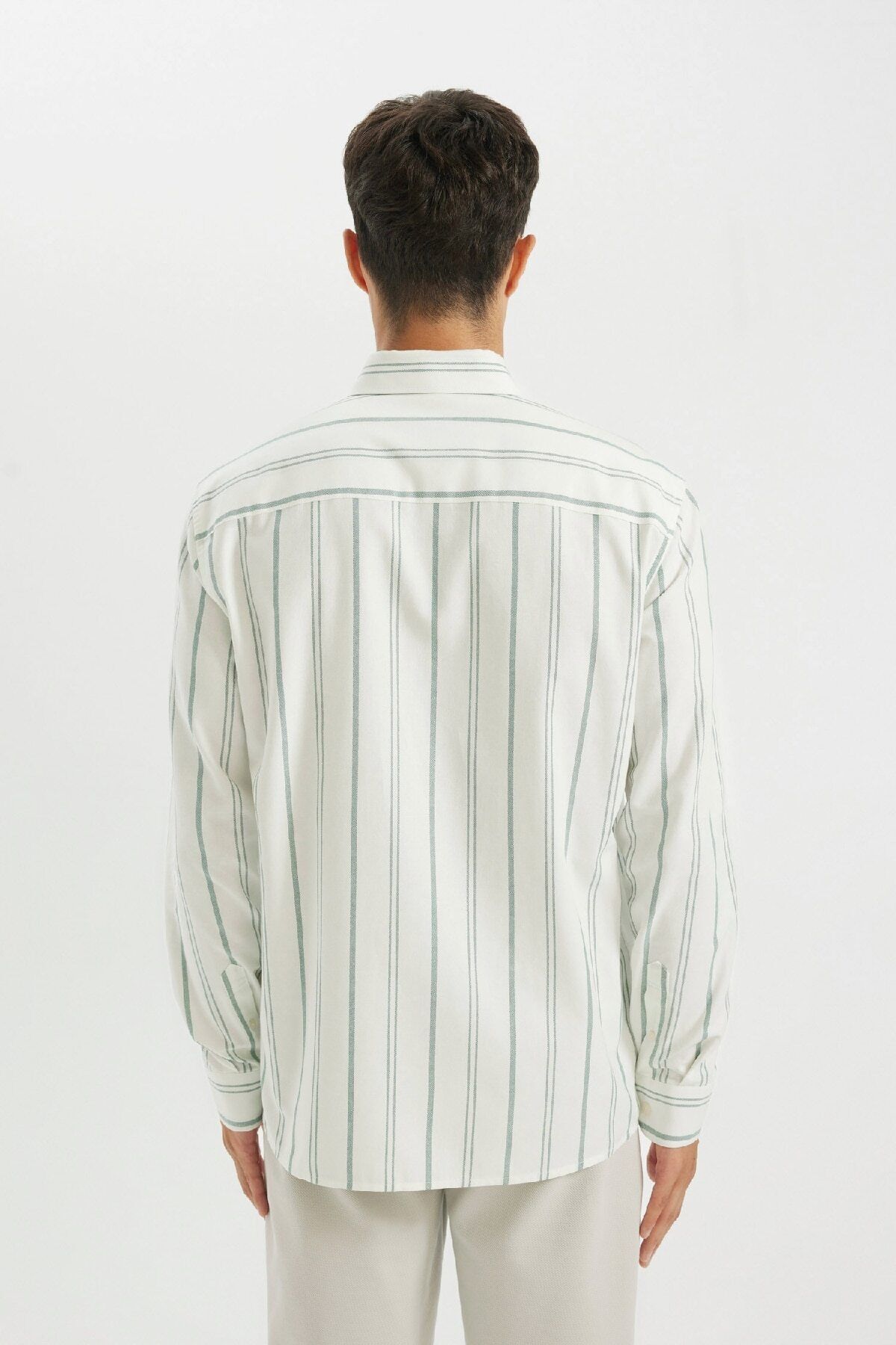 پیراهن مردانه دفاکتو | D3500AX24AU Defacto - Image 5