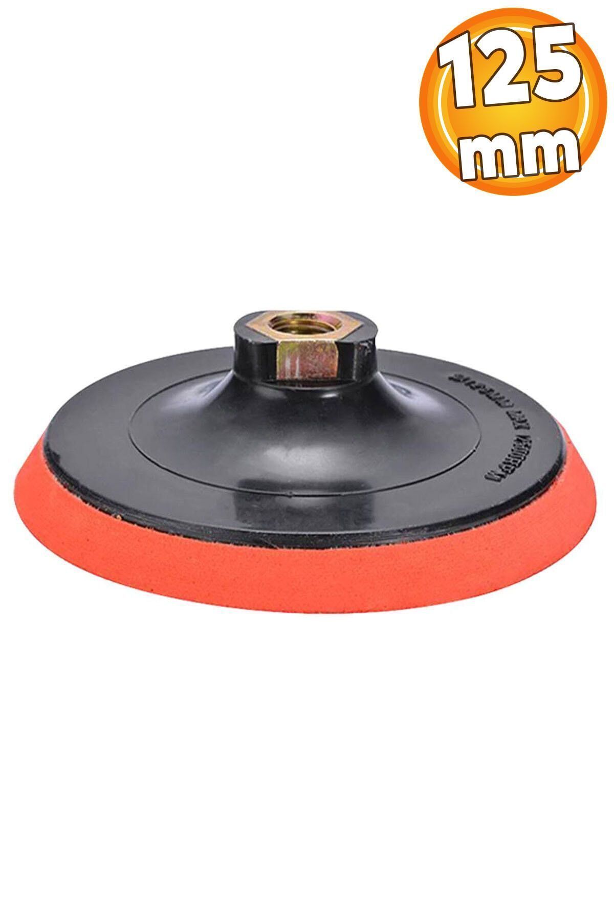 Badem10 125 Mm Deliksiz Cırt Zımpara Tabanı Disk Tabanı Pedi Altlığı Cırtlı Avuç Taşlama Makinası