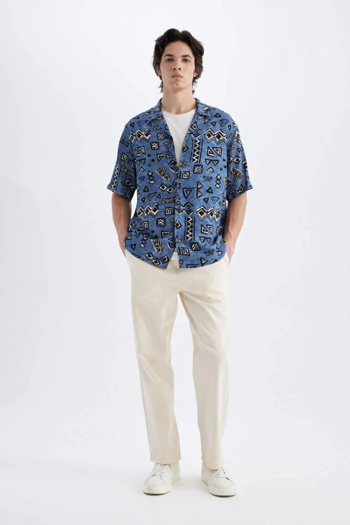 پیراهن مردانه دفاکتو | C7688AXIN260mc Defacto - Image 2