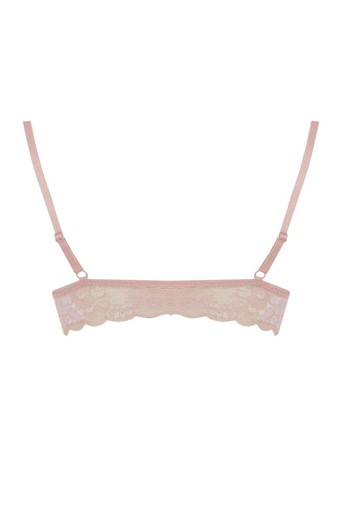 DeFacto-Triangle Bralette with Lace Pads to Be in Love - R6569az23sp 7