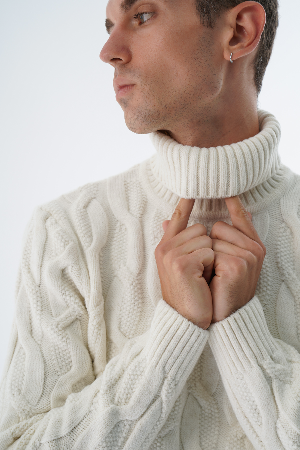 بافت و پلیور مردانه اکرو Trist Star | TRIST-5337 اورجینال - تصویر 7