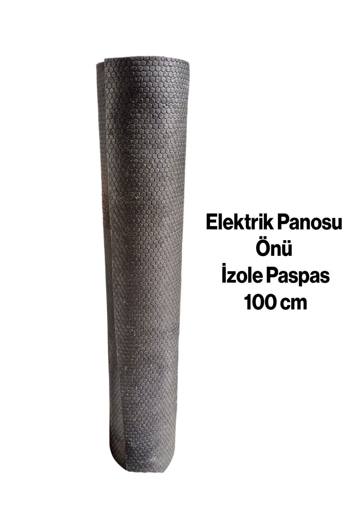 Badem10 Siyah Elektrikçi Paspası İzole Halı Yalıtkan Paspas Elektrik Panosu Önü Serilen 3 mm 100 x 100 cm