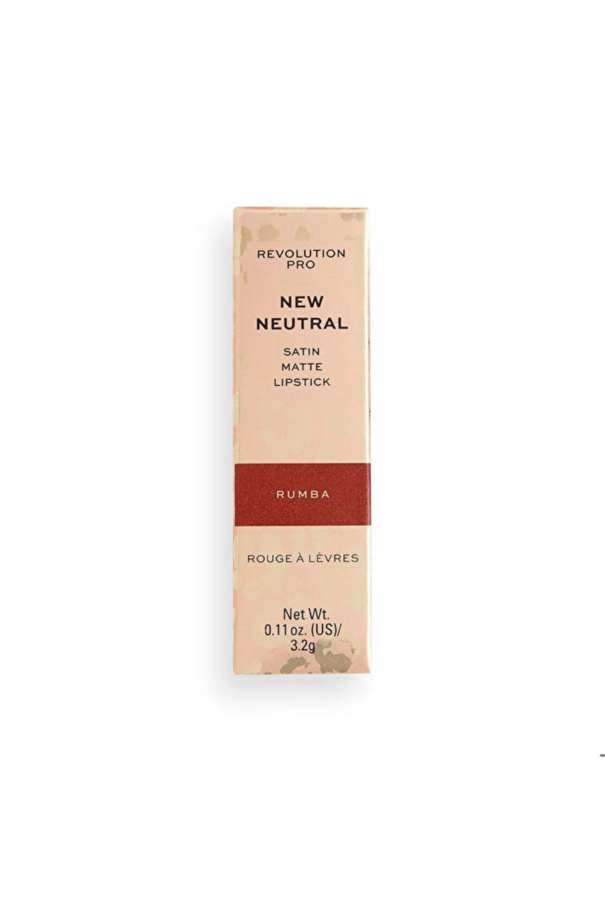 رژ لب NEUTRALS جدید RUMBA مات ساتن سرخ شده Revolution Pro