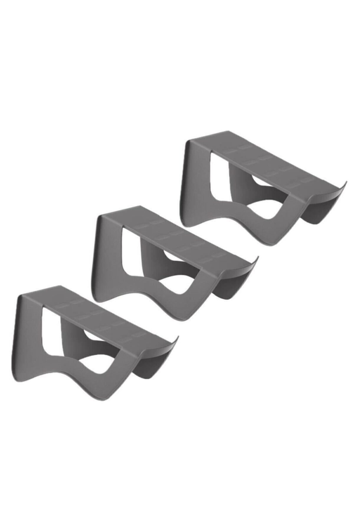 IKEA Murvel Dolap Içi Ayakkabı Düzenleyici Rampa Gri 3 Adet