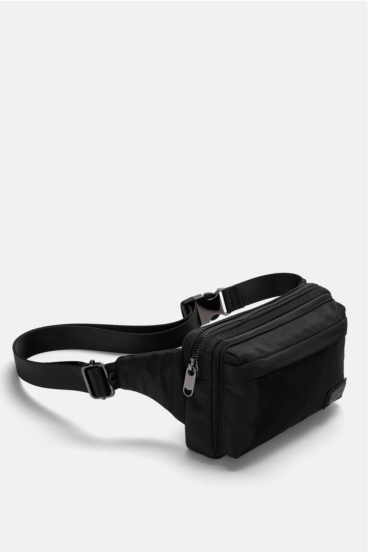 کیف کمری مشکی زنانه سیاه کمر Pull Bear Pull & Bear