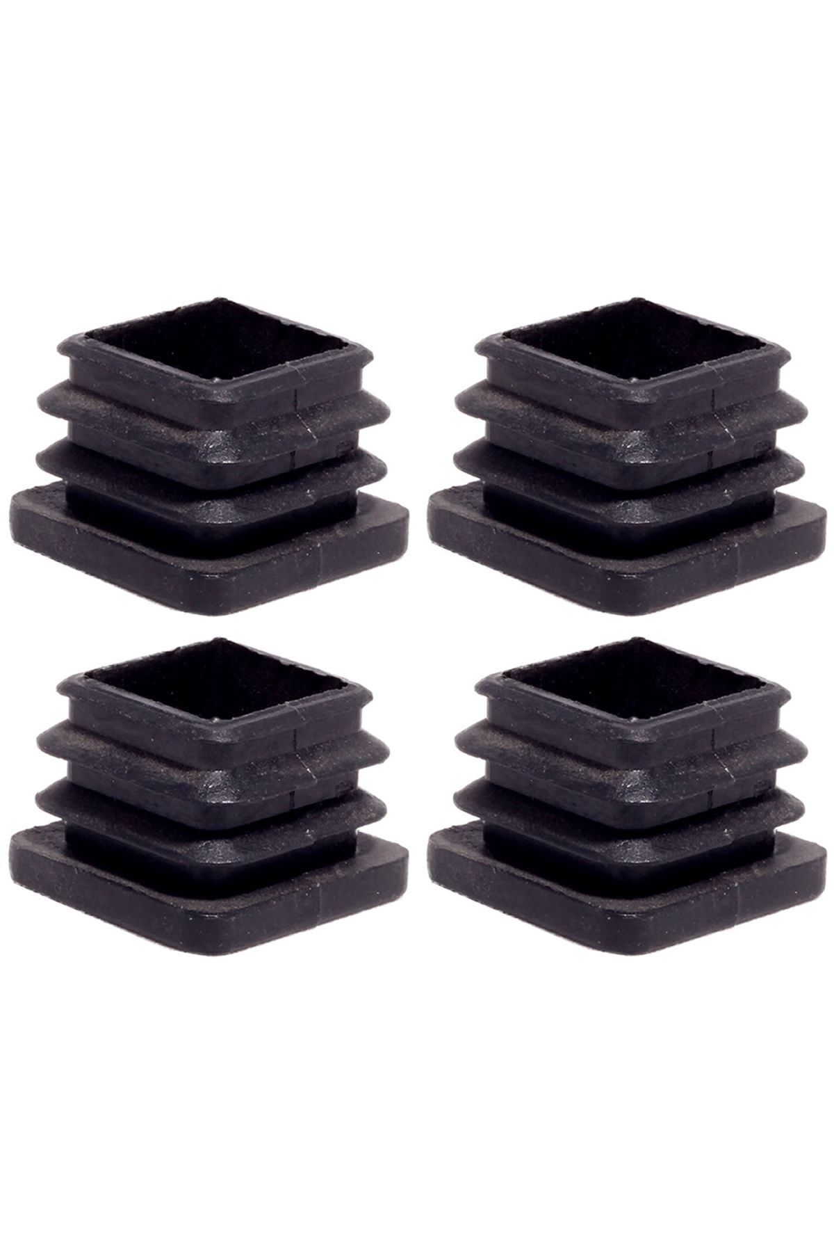 Adem Koç-40x40 Mm Plastic Square Interlocking Profile Plug (box) (4 Pieces) 1