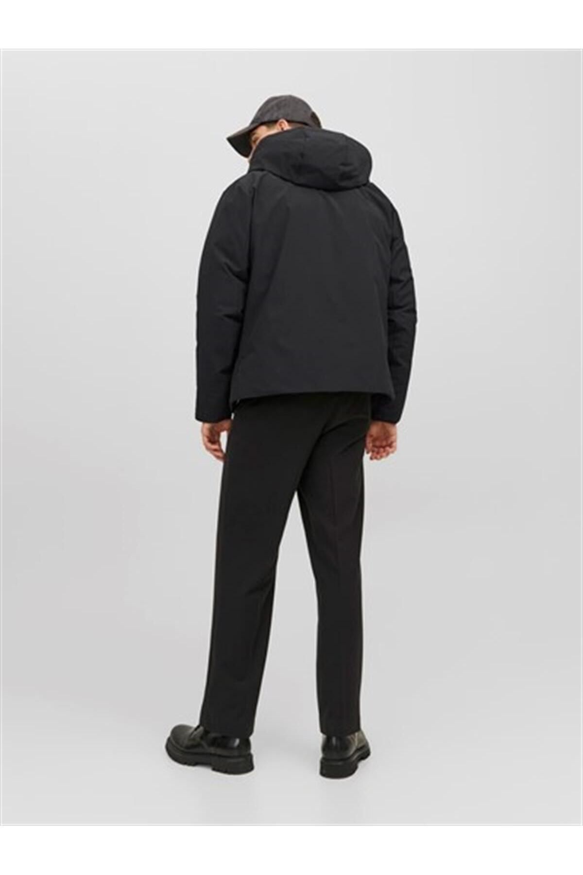 سویشرت مردانه مشکی جک اند جونز | JJ3W12238720 اورجینال - تصویر 5