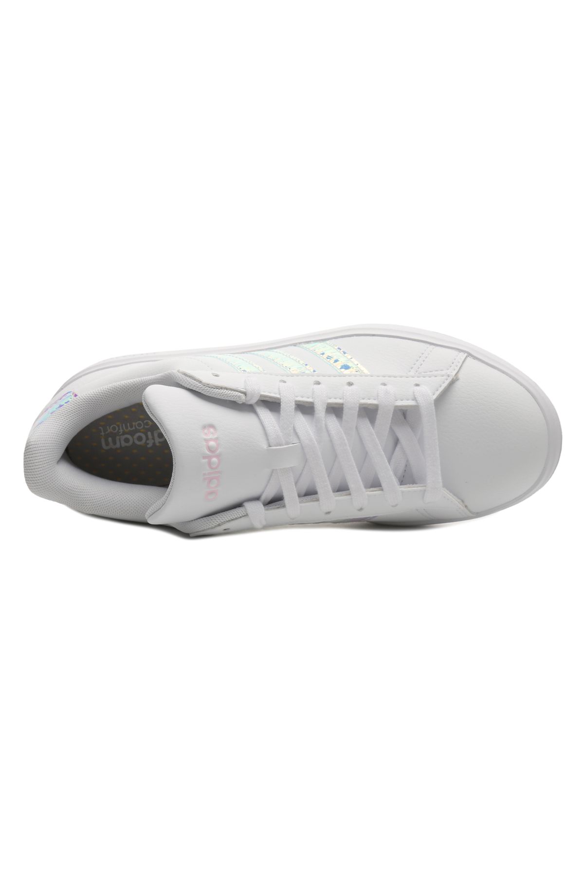کفش پیاده روی سفید زنانه ID2989 K Grand Court 2.0 ورزشی adidas