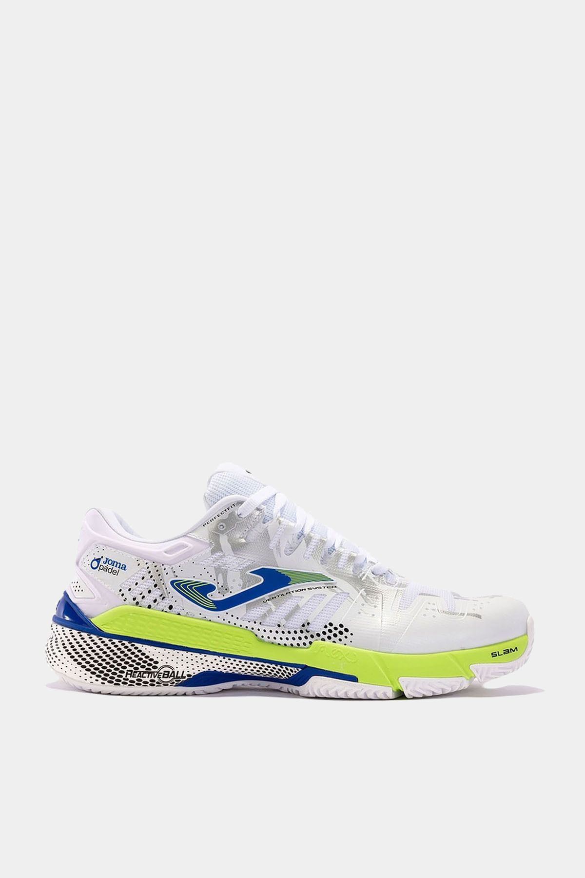 Joma SLAM MEN 2402 BLANCO AMARILLO FLÚOR ROYAL