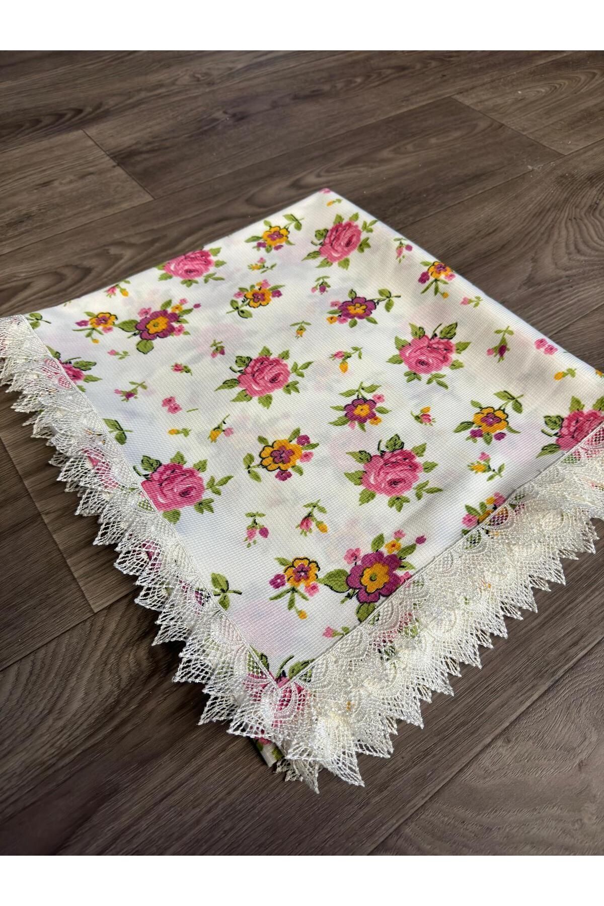 Dantelux-Stain-Proof Rose Patterned Table Cloth, Picnic Cloth, Table Cloth 2