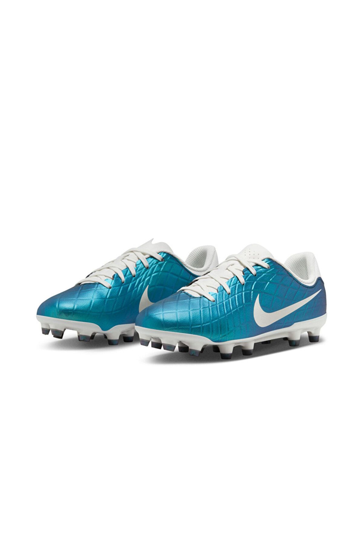 کرمپون آبی دخترانه و پسرانه بچگانه کف چمن ان JR 10 آکادمی FG MG 30 300 Nike