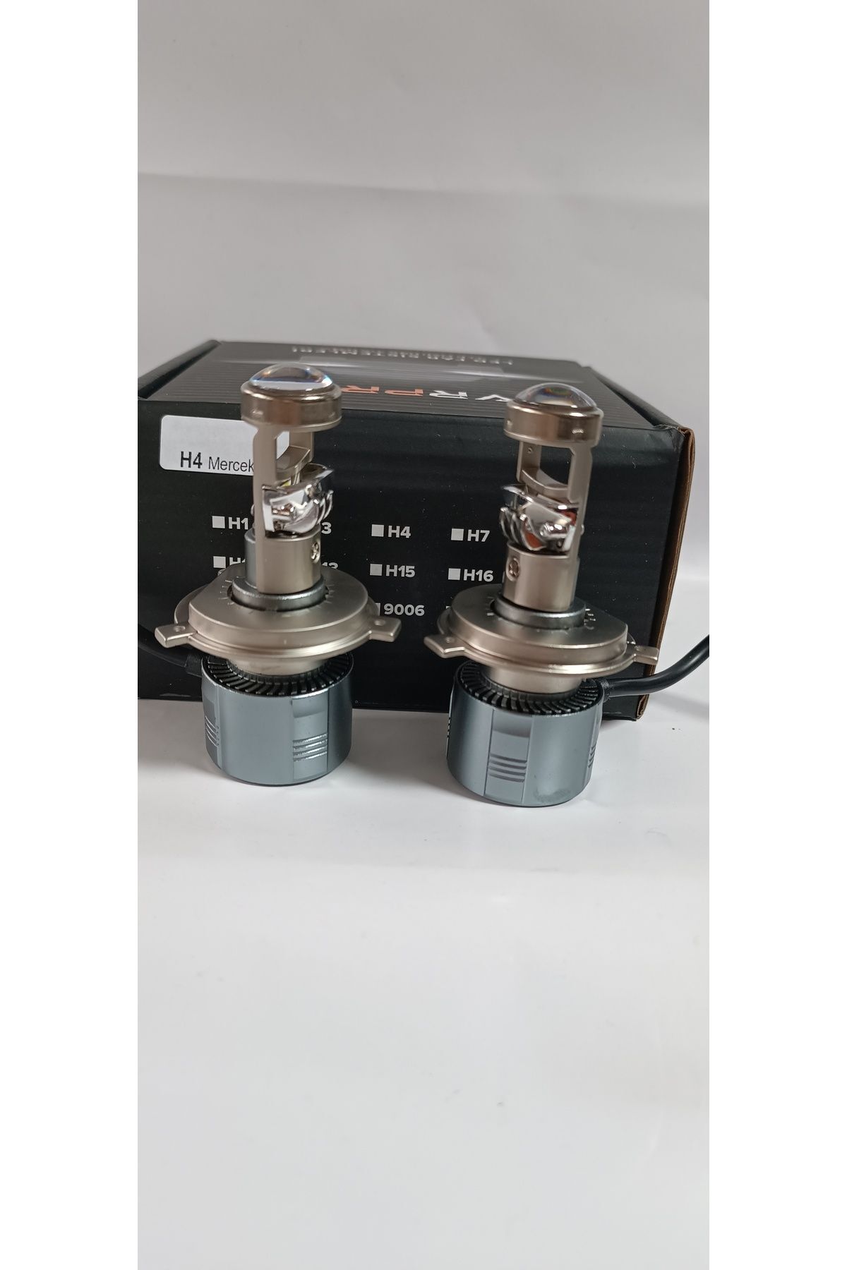 YENİLZD Vrpro H4 Mercekli Led Far Ampulü 1 Takım 15000 LÜMEN GARANTİLİ