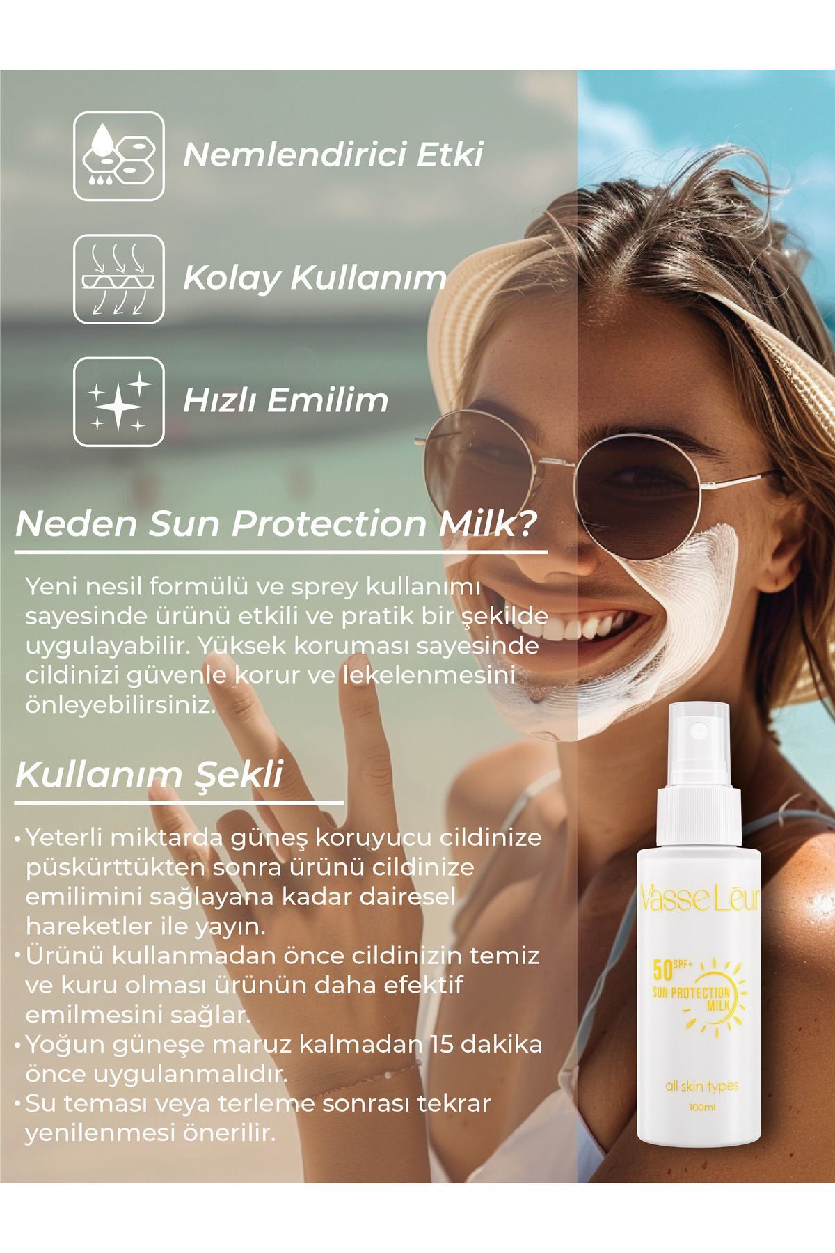 ست ضد آفتاب   Masse Leur | ML-0011 اورجینال - تصویر 3