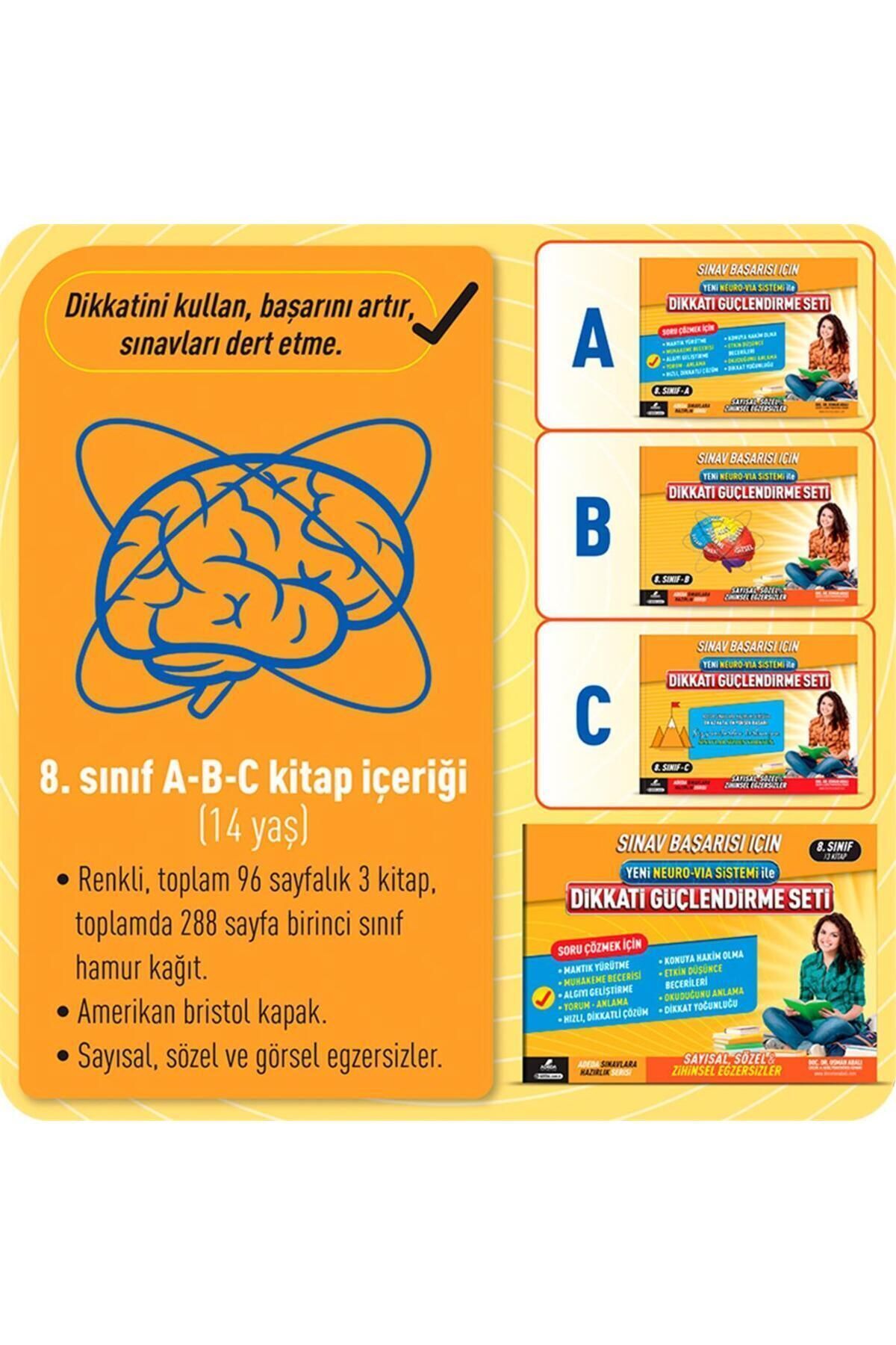 Adeda Yayınları Dikkati Güçlendirme Seti 8. Sınıf - Fiyatı, Yorumları