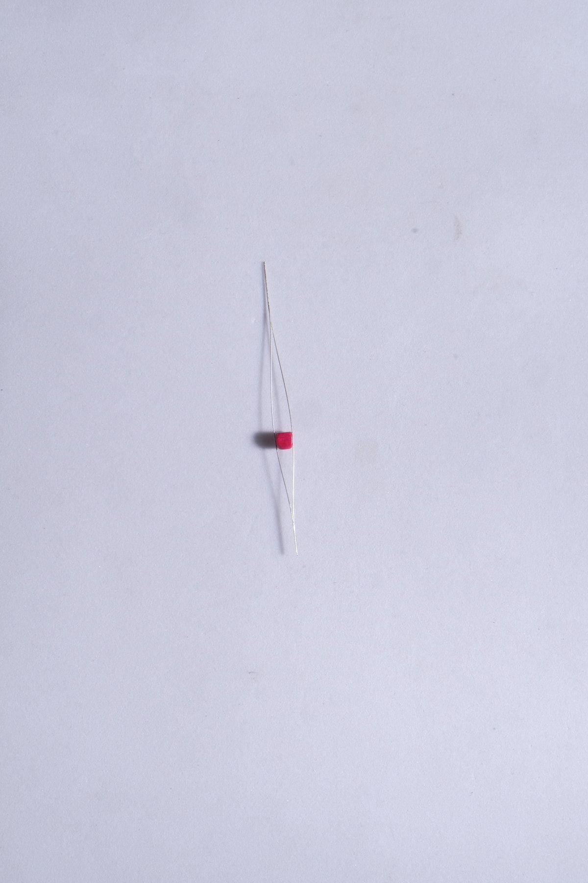 12.6 Cm 1 Adet Karnıyarık Iğne Boncuk Dizme Iğnesi Miyuki Boncuk Tesbih Tanesi Imame Geçirme Iğnesi