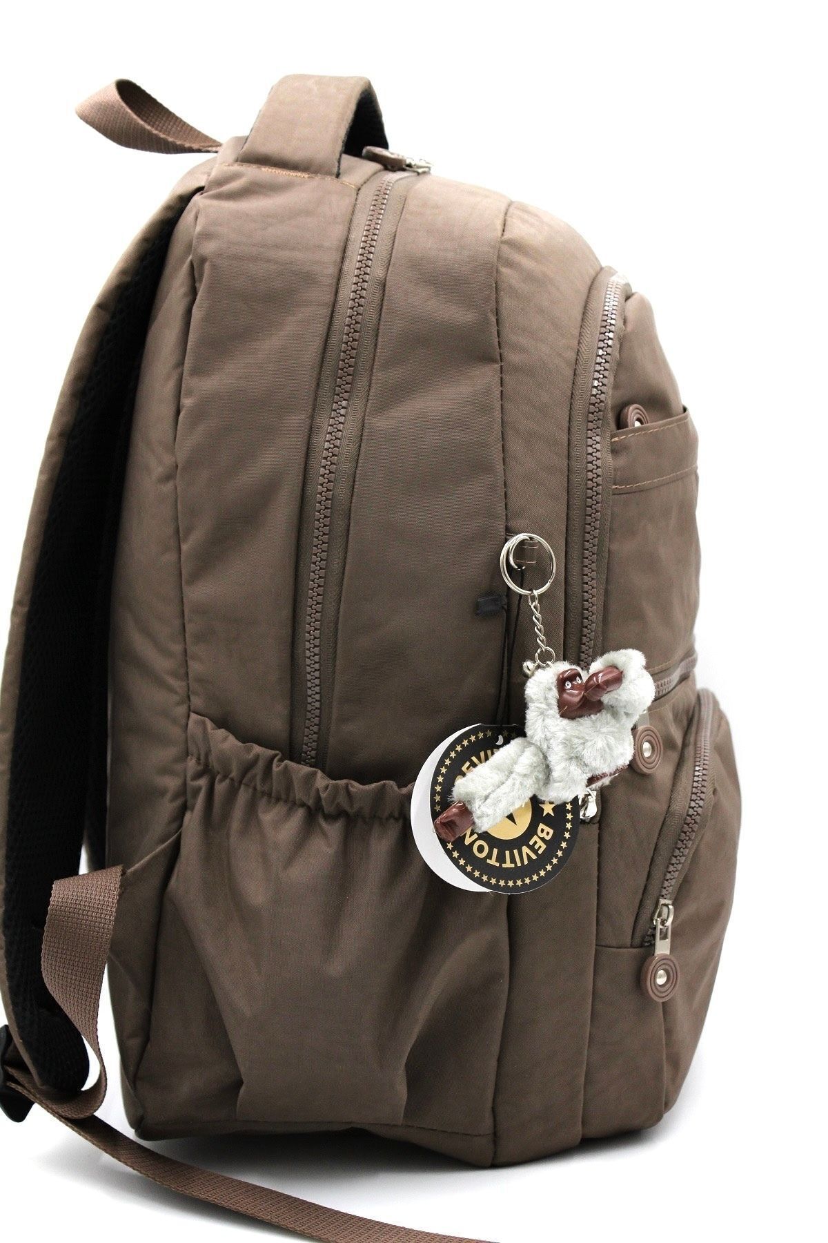 Bevitton-Unisex Waterproof Fabric Mink Color Backpack and School Bag / 2400 6