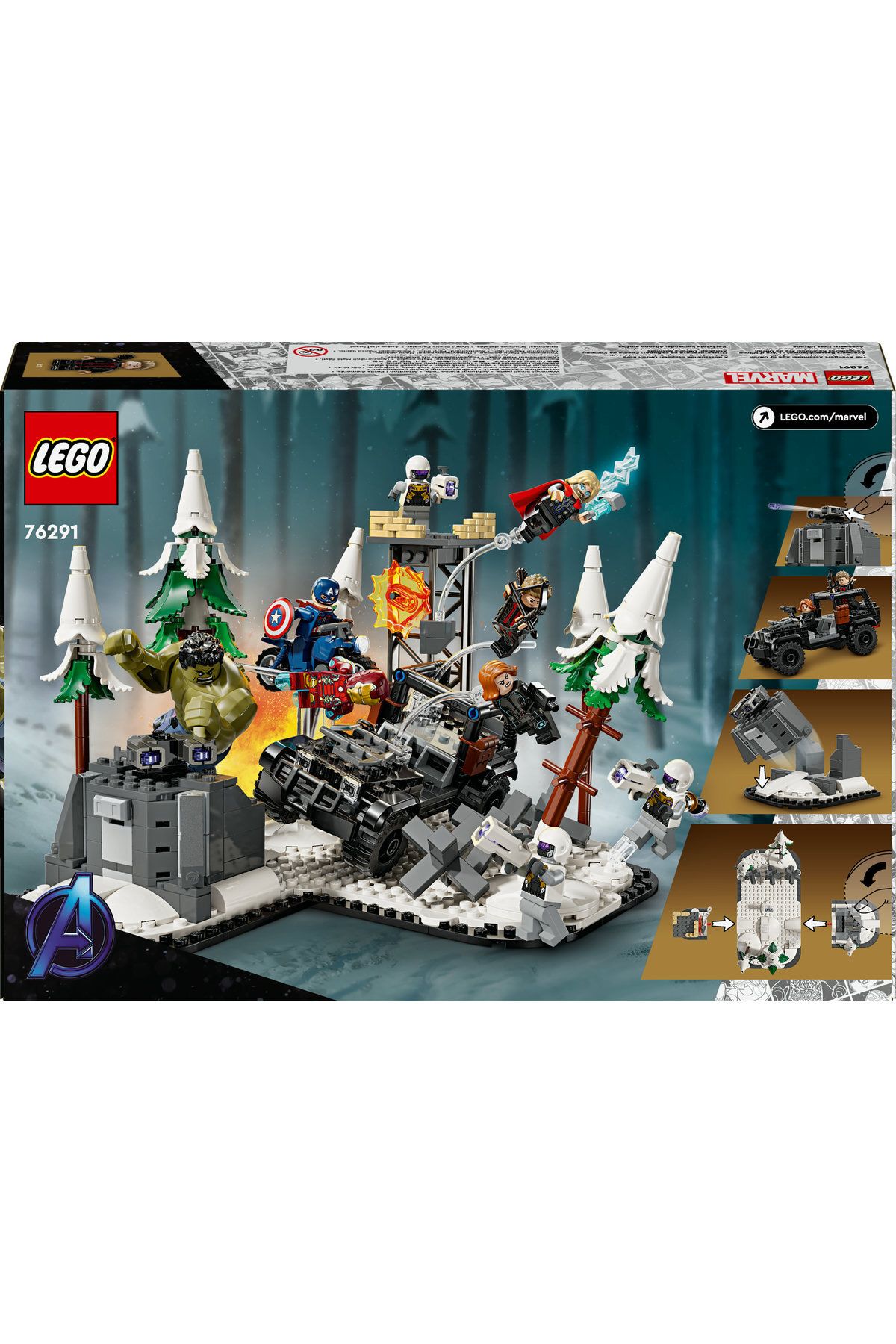 لگو® مارول انتقام‌جویان: مجموعه مونتاژ انتقام‌جویان  LEGO