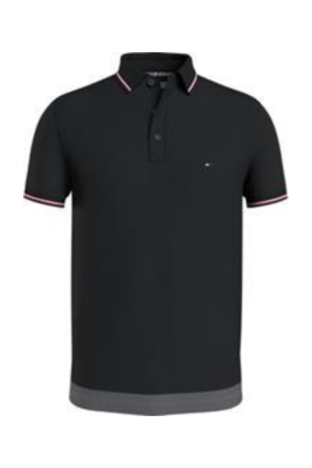 تی شرت پولو مردانه مشکی Mw0mw30750bds Tommy Hilfiger