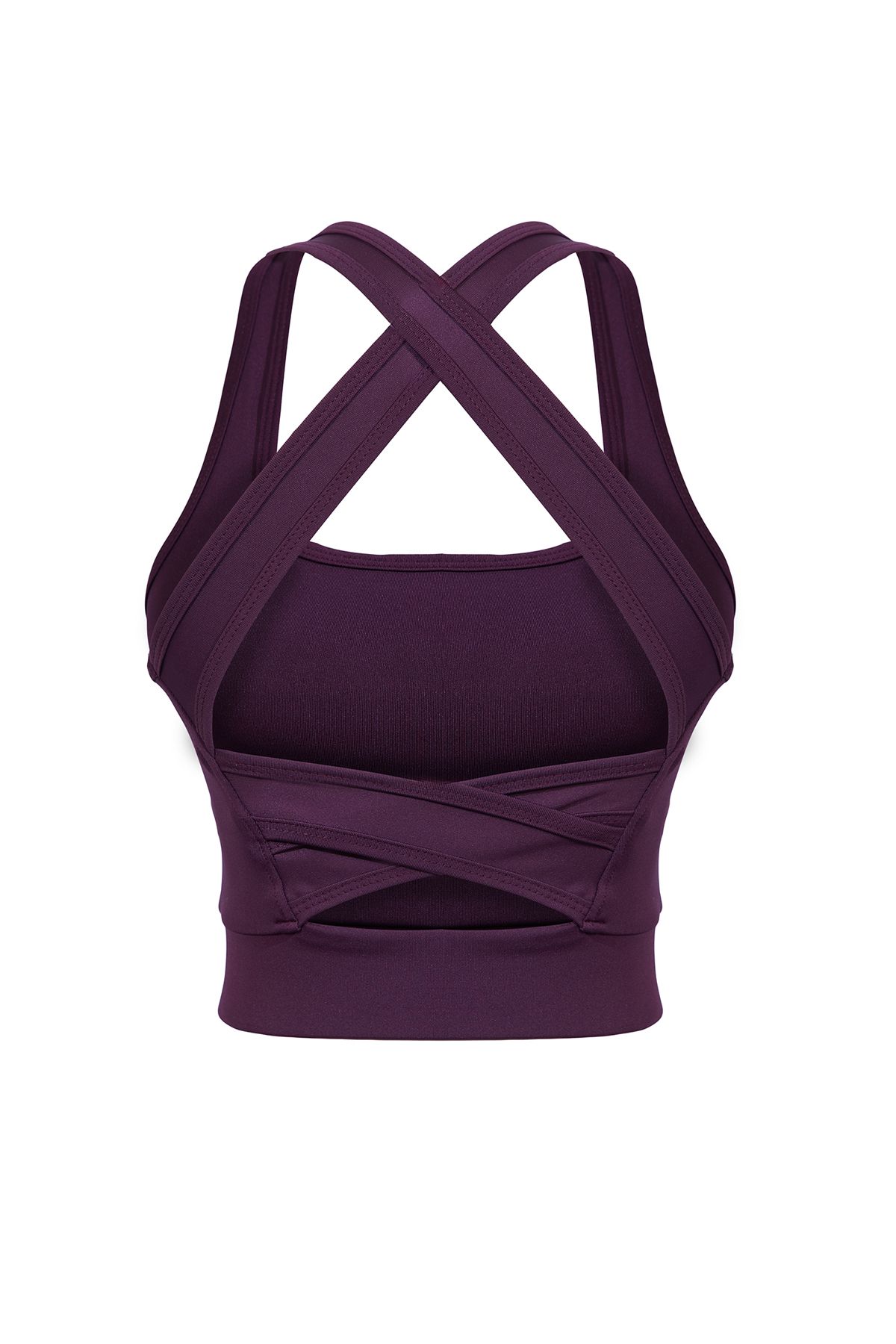 Trendyol Collection-Sutien sport cu guler pătrat - susținut și modelat cu prune, detaliat la spate TWOSS22SS0040 6