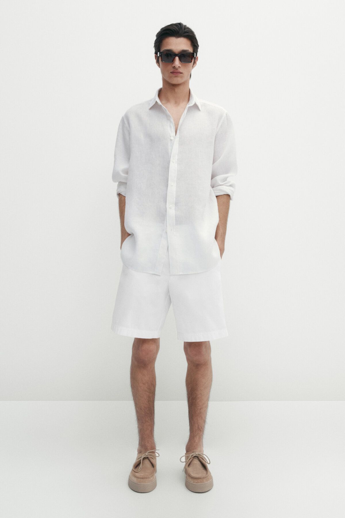 Massimo Dutti 100 Cotton Bermuda Shorts Fiyat Yorumlar Trendyol