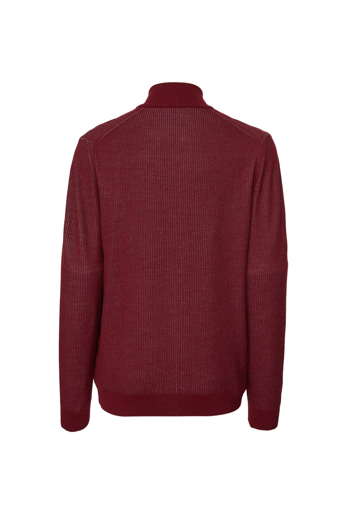 لباس بافتنی ماهیگیر نیمه قرمز Claret Red HALF FISERMAN Vakko